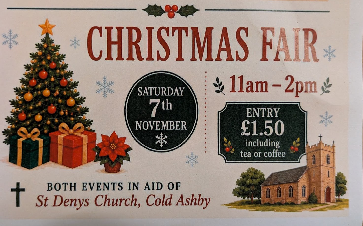 Christmas fair poster